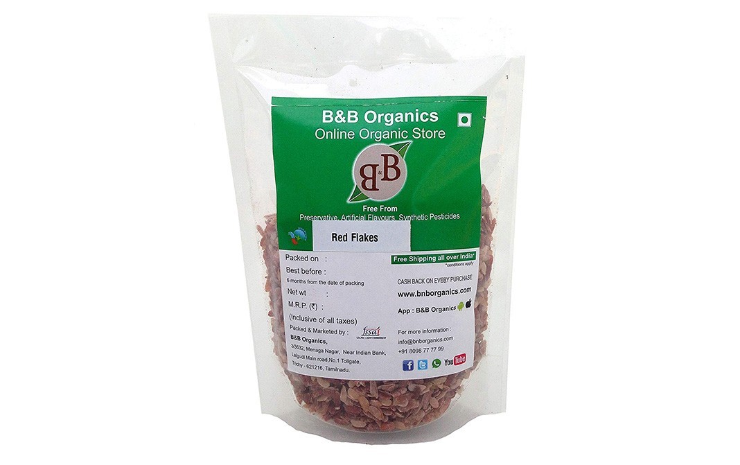 B&B Organics Red Flakes    Pack  5 kilogram